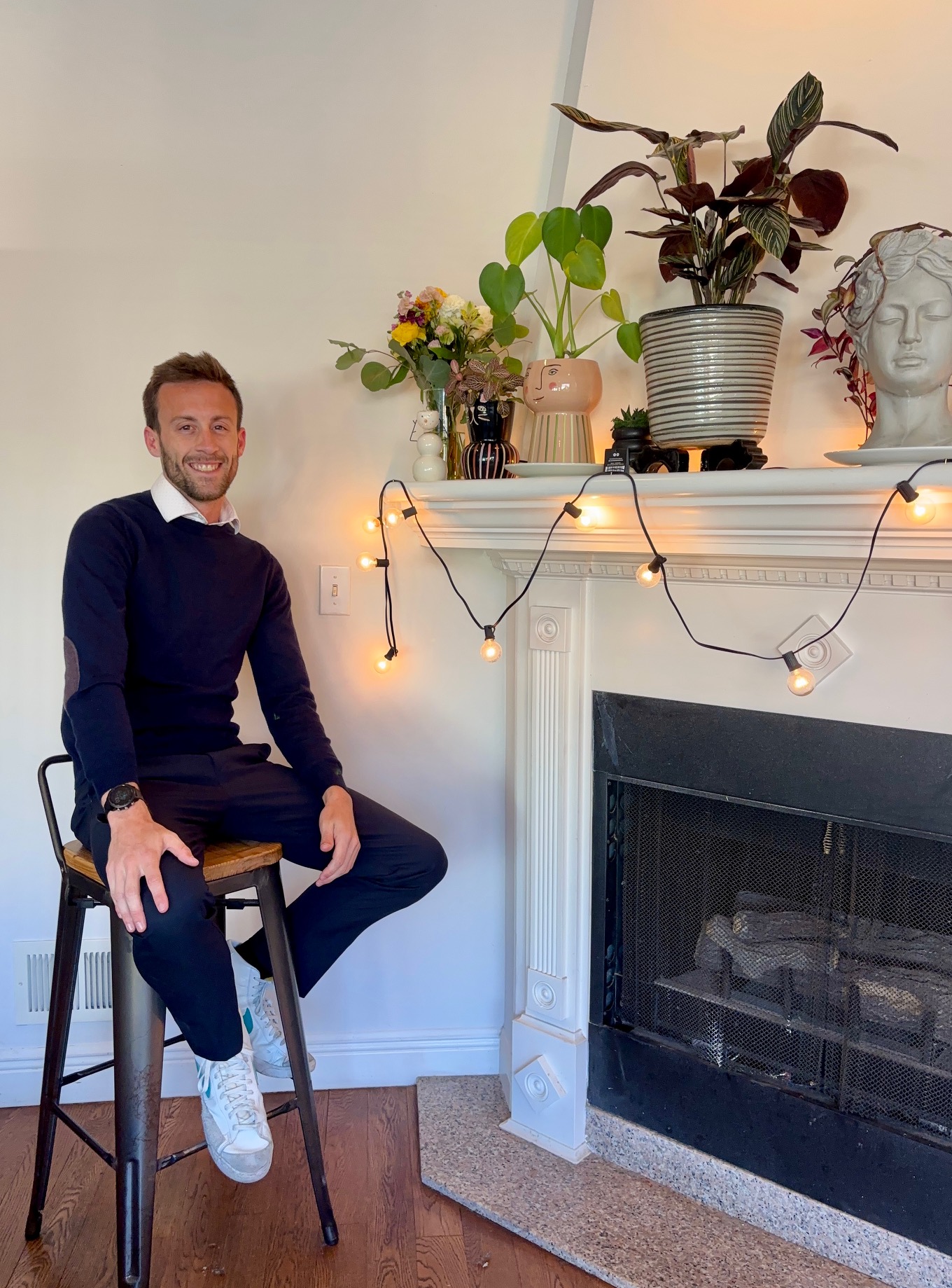 Dustyn Salomon in his office